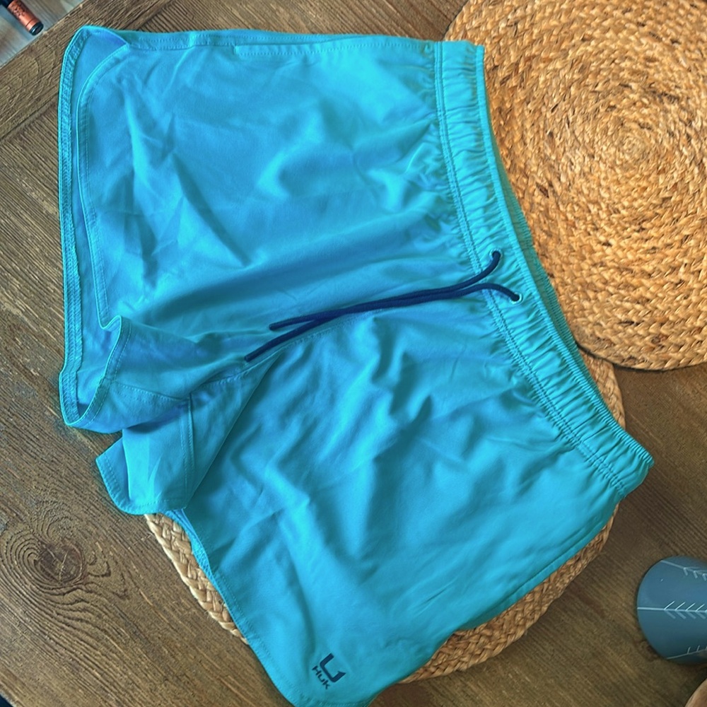 Huk Women's Athletic Shorts - Teal